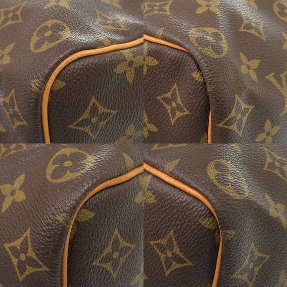 LOUIS VUITTON Brown Monogram Keepall Bandouliere 50 Boston Bag - Picture 5 of 11